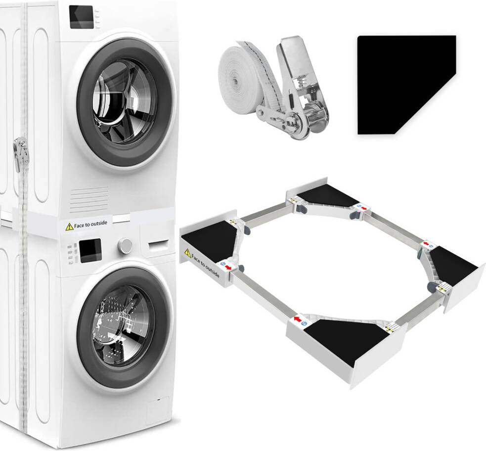 Washing machine and dryer stacking kit Universal Adjustable Stacking Kit