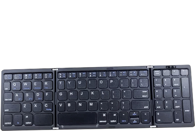Torribaly Foldable Bluetooth USB Rechargeable Keyboard
