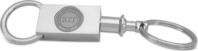 Jardine Rochester Institute Technology Tigers Key Ring - Silver