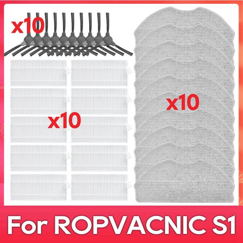 Tlily ROPVACNIC S1 Side Brush Hepa Filter Kit