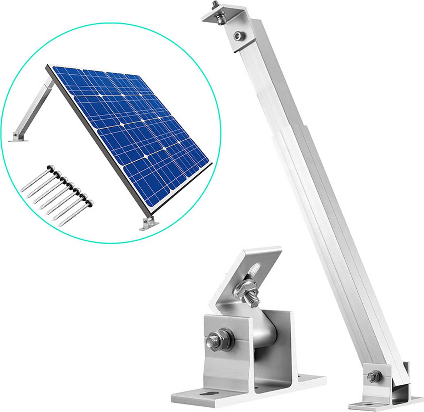 Solar Panel Mounting Bracket Stand Set