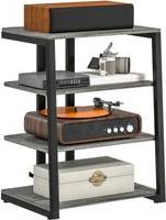 Homcom Corner Unit For 28 Inch TVs With Shelves TV Bench
