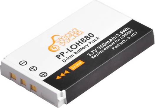Logitech 950 mAh R-IG7 Rigg 7 Fjernkontrollbatteri LED Lader H880