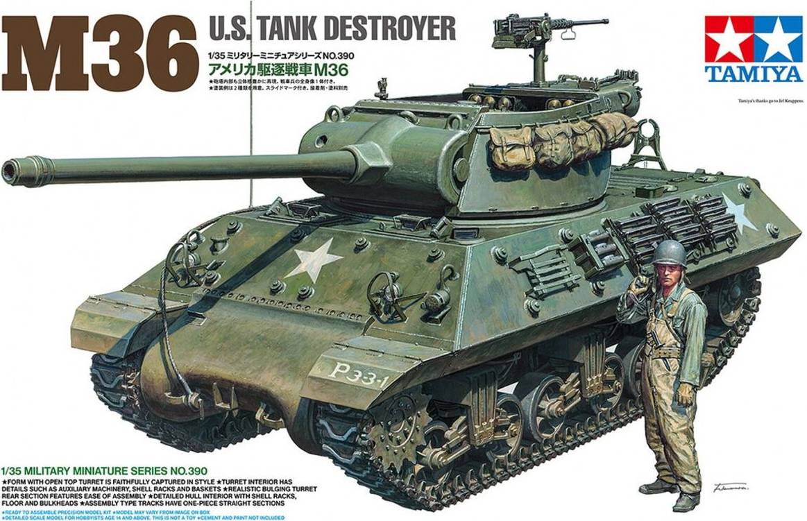 Tamiya 1 35 Scale US Tank Destroyer Model Kit