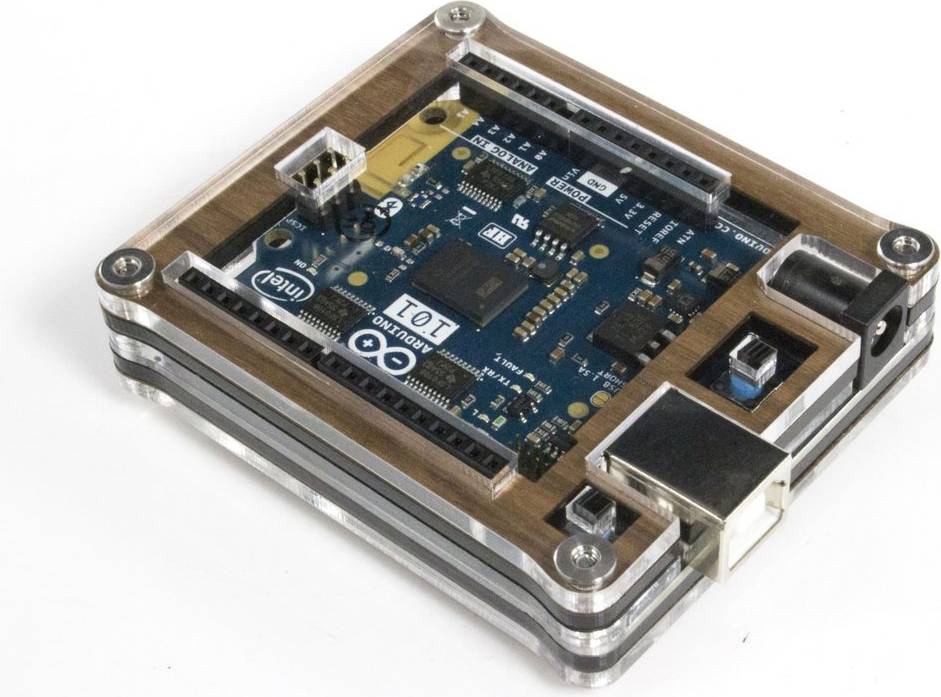Arduino 101 Walnut Case For Intel C4labs