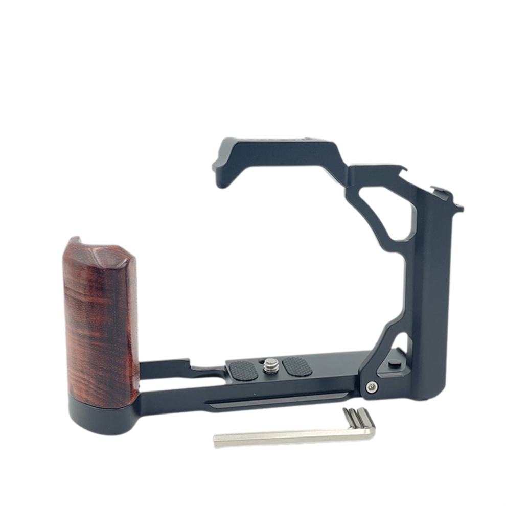 Wood Handle Camera Cage Stabilizer Rig