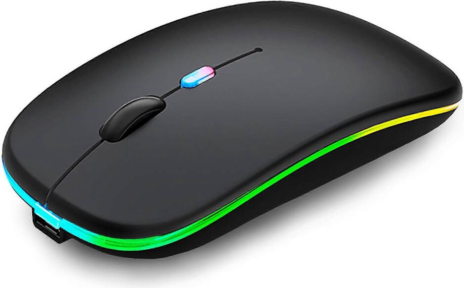 Wireless Bluetooth LED Rechargeable Laptop Mouse