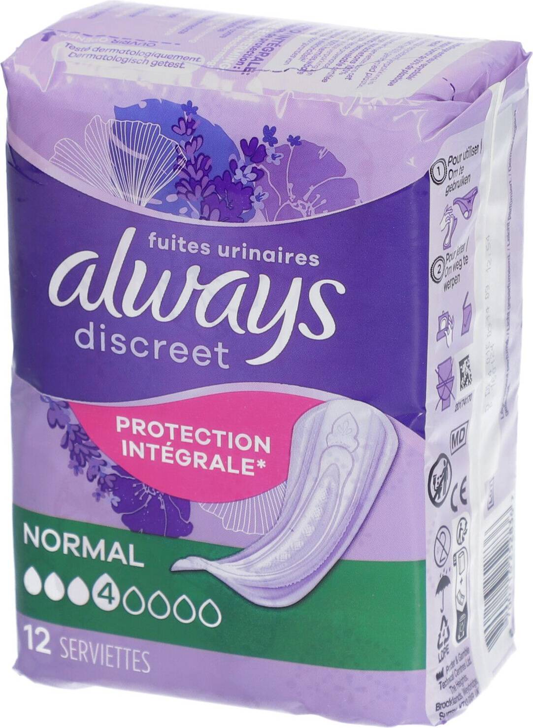 Always discreet Always Discreet For Urinary Incontinence Normal