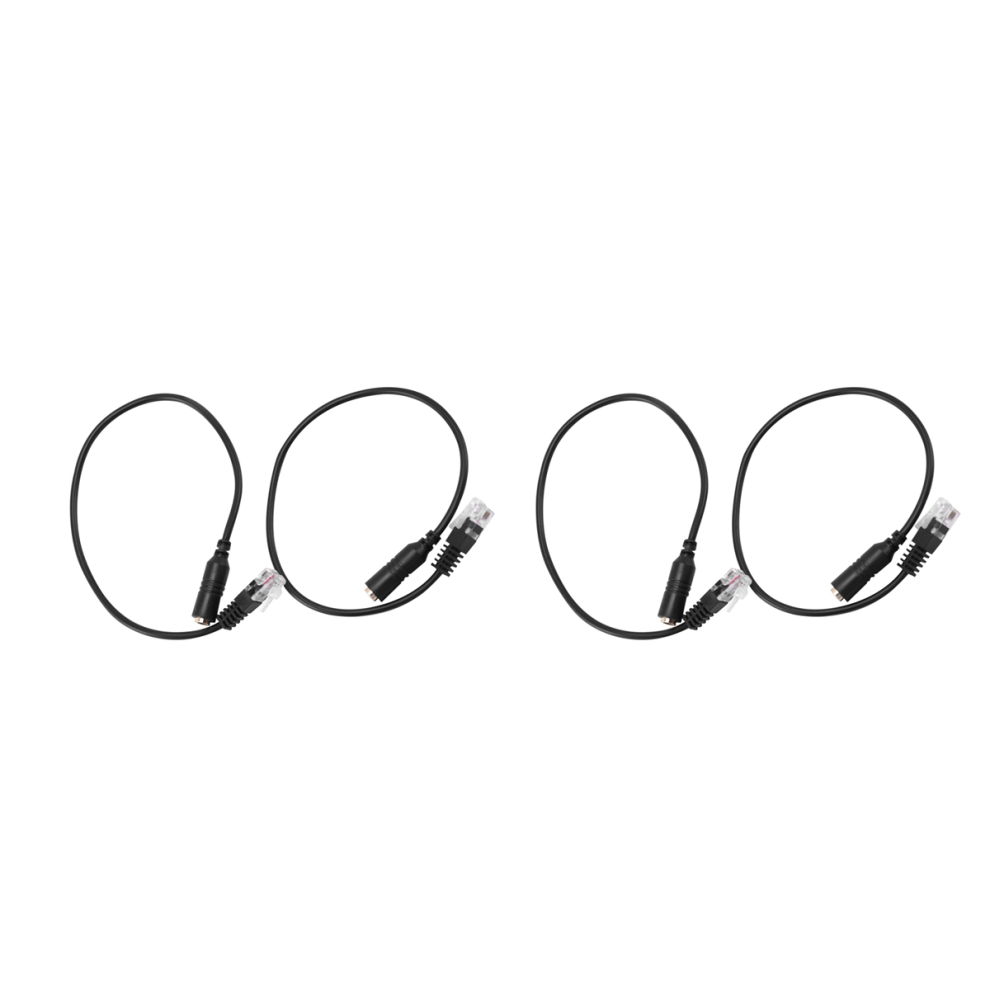 Spactz 4Pc 3.5mm Stereo Audio Headset RJ9 Plug