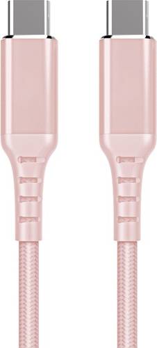 Fuj:tech USB-C Kabel Rosa 1m