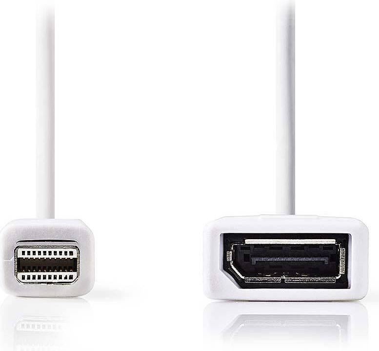 Nedis Mini DisplayPort 1.2 Rund PVC Cable 0.20 m