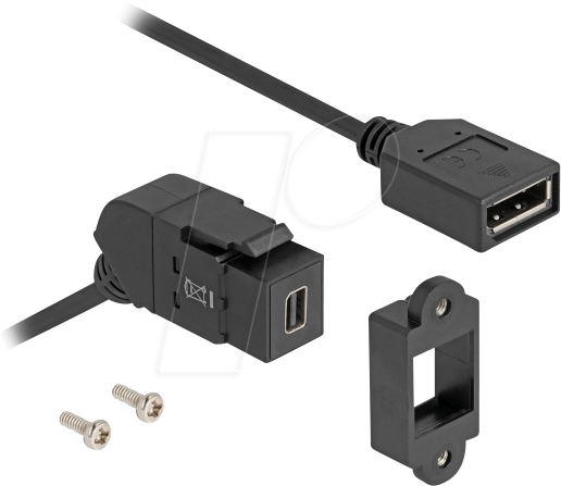 DeLock Keystone ModulMini DP Zu DP Buchse Kabel 30cm