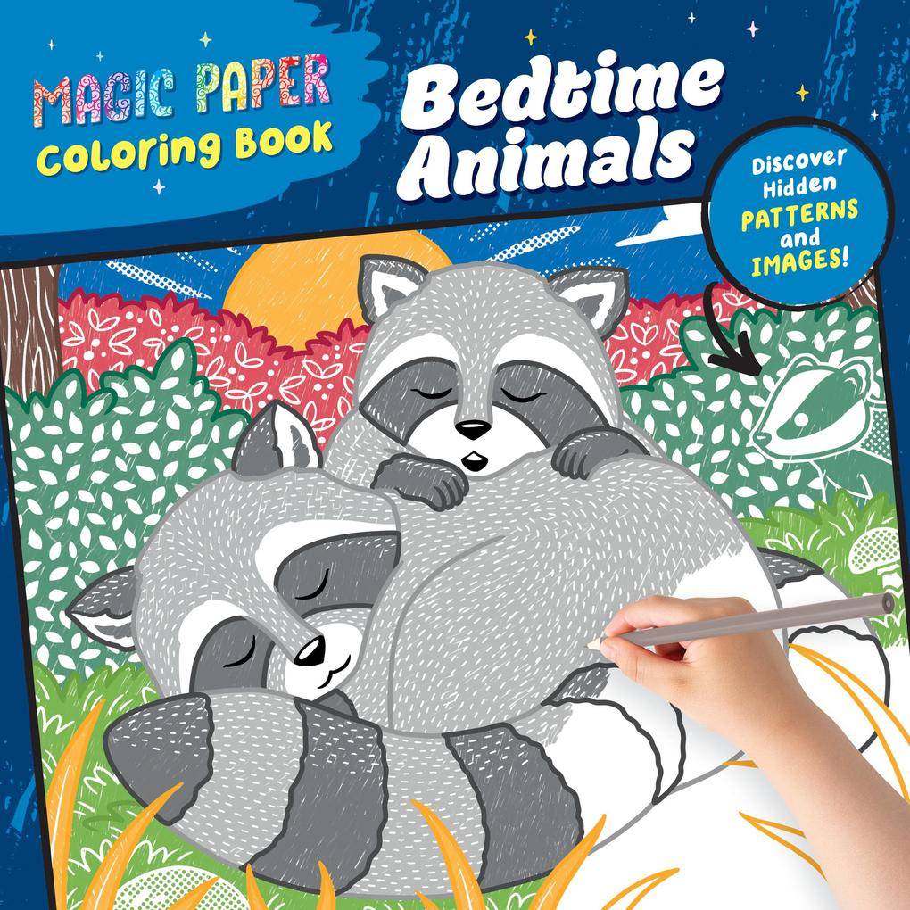 Magic Paper Coloring Book Bedtime Animals