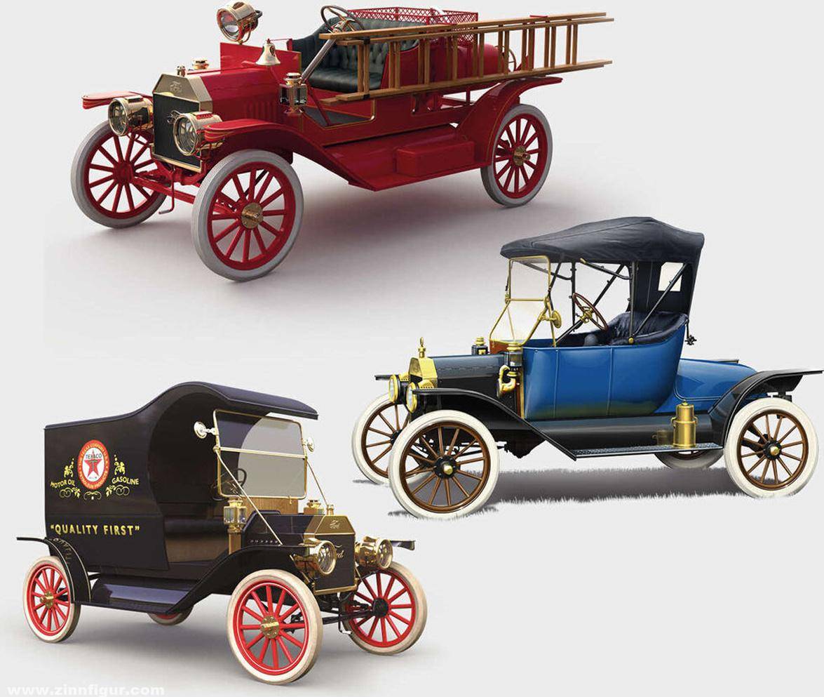 Tin Lizzie Il Set Include 3 Automobili Kit