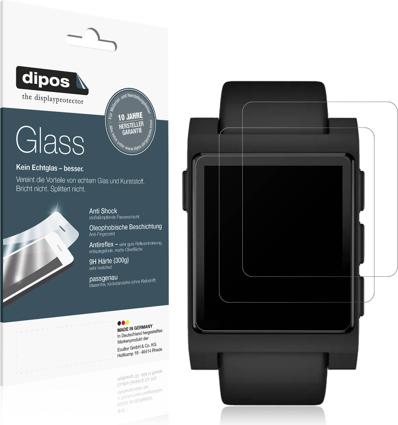 Dipos Screen Protector Pebble Core Time 2 Matte 9H