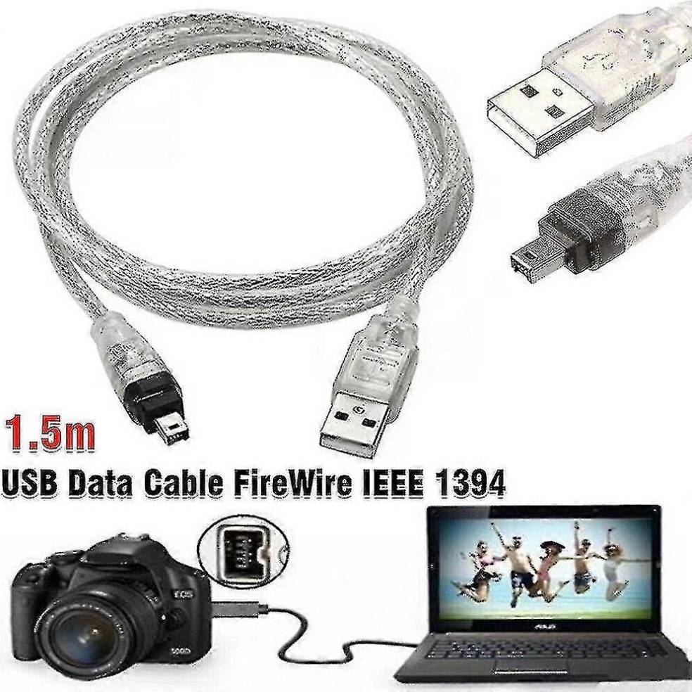 Mini DV USB Data Cable Firewire IEEE 1394
