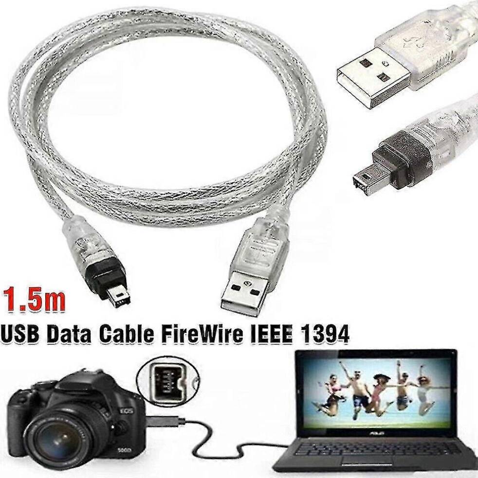 Mini DV USB Data Cable Firewire IEEE 1394
