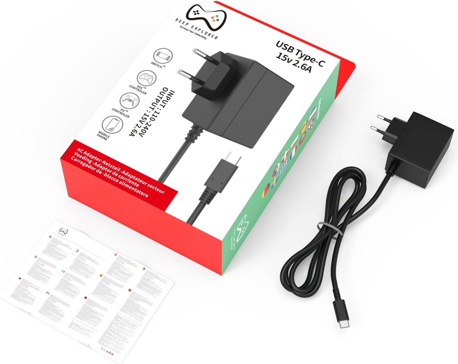 Ac Power USB Charger Deep Explorer
