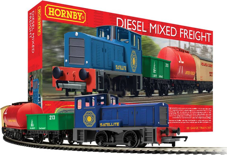 Hornby train set Hornby R1292M Diesel Mixed Freight Train Set