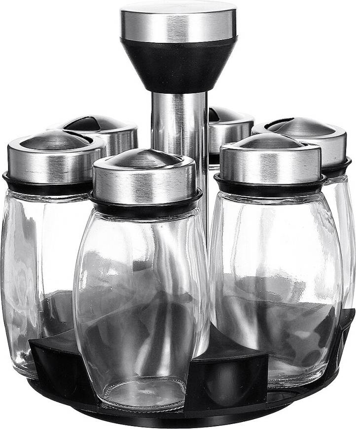 Greenzech Rotatable Spice Kitchen Storage Rack Stand Holder