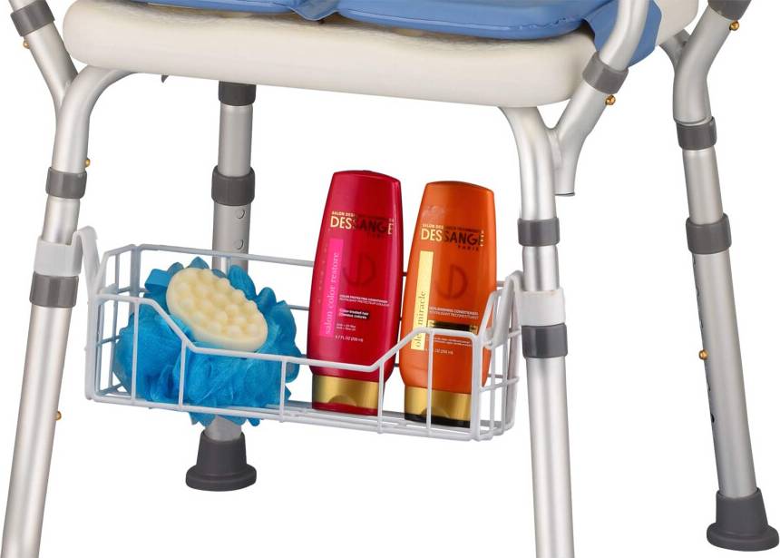 Shower Chair Basket Accessory