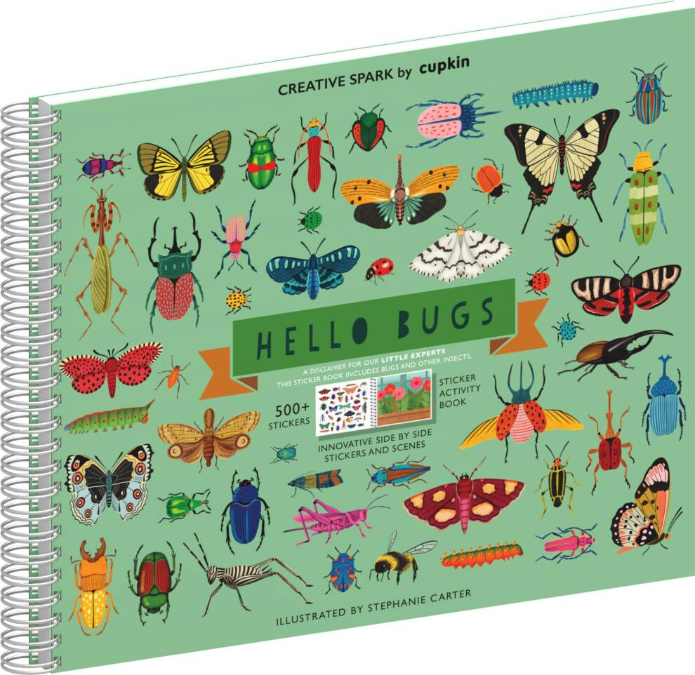 Hello Bugs Insect Stickers 500 B