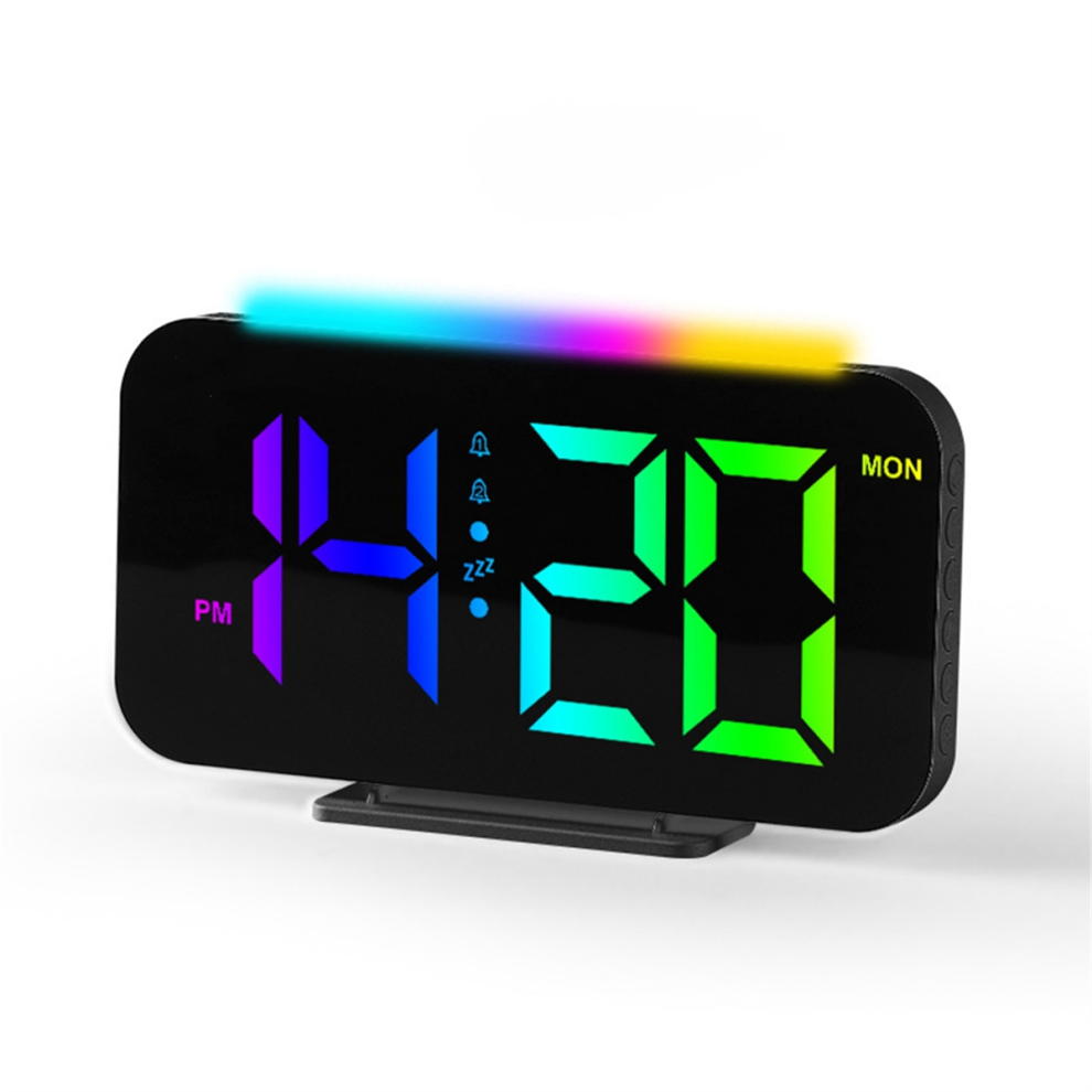 Typecat LED Digital Clock RGB Display Alarm