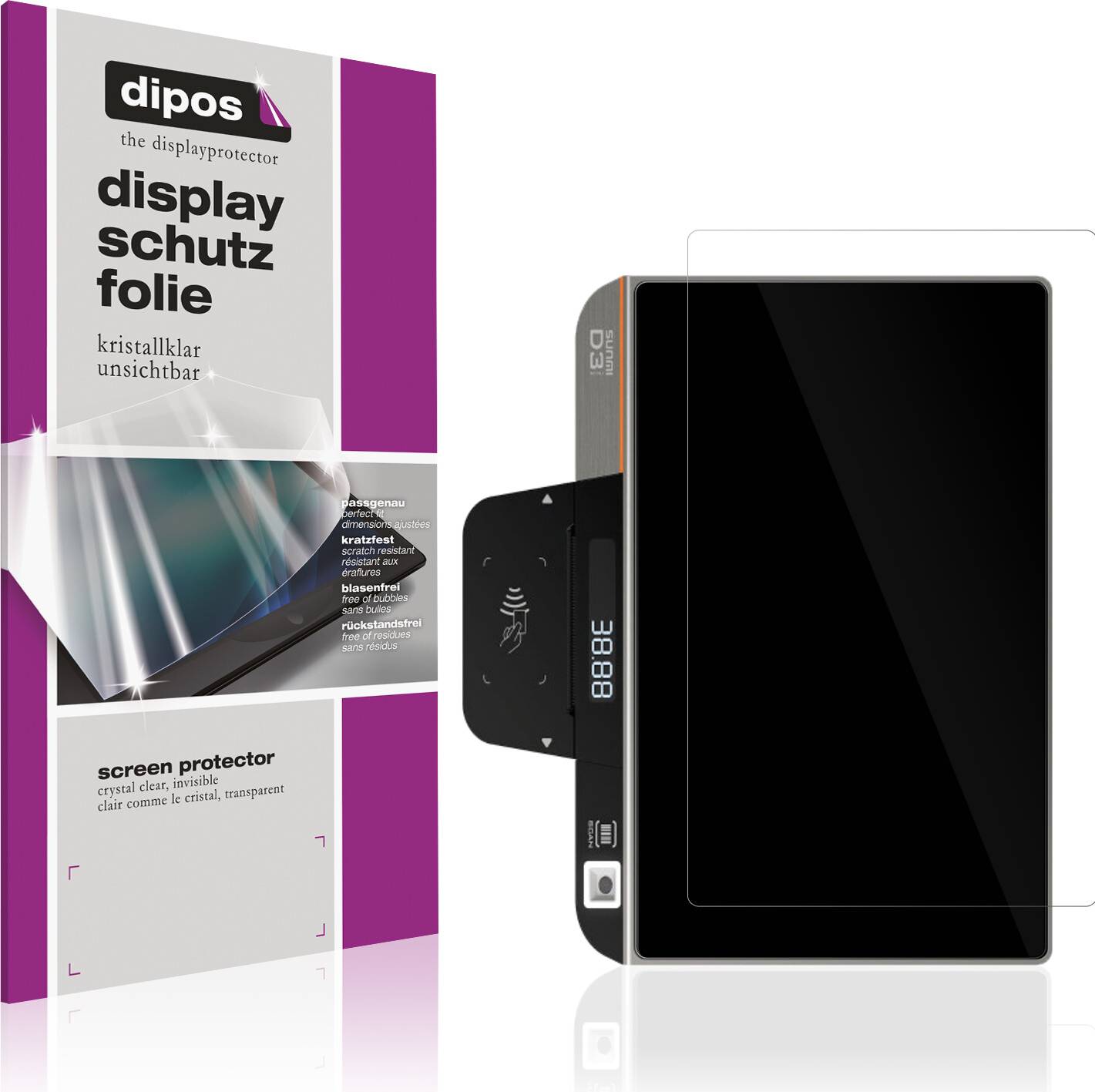 Dipos Screen Protector Sunmi D3 Mini Crystal