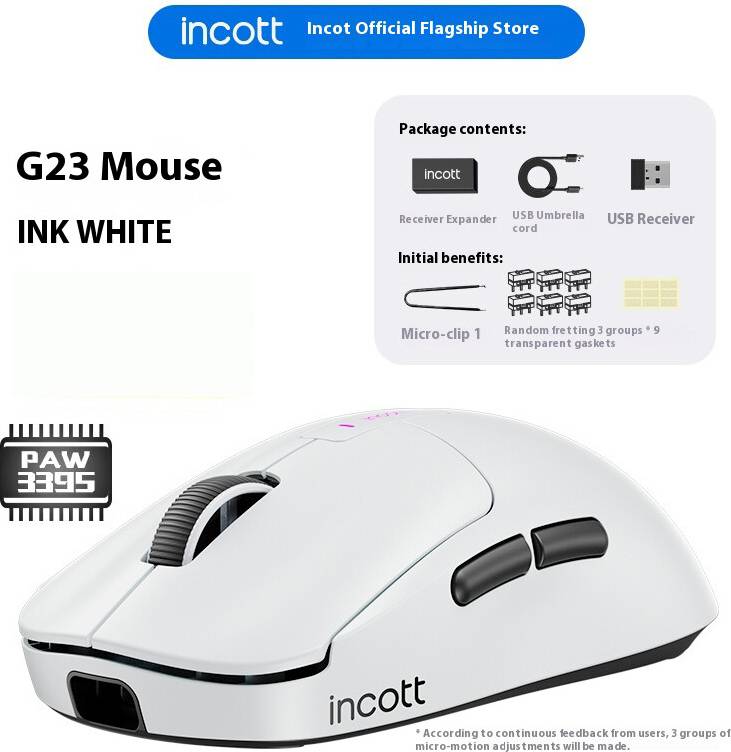 Maxpower Incott Wireless Mouse Dual Mode 8K