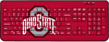 Keyscaper Buckeyes Solid Design Wireless Keyboard