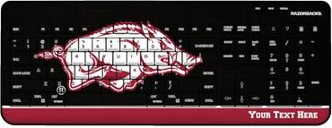 Keyscaper Arkansas Razorbacks Personalized Wireless Keyboard