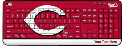 Keyscaper Cincinnati Reds Personalized Wireless Keyboard