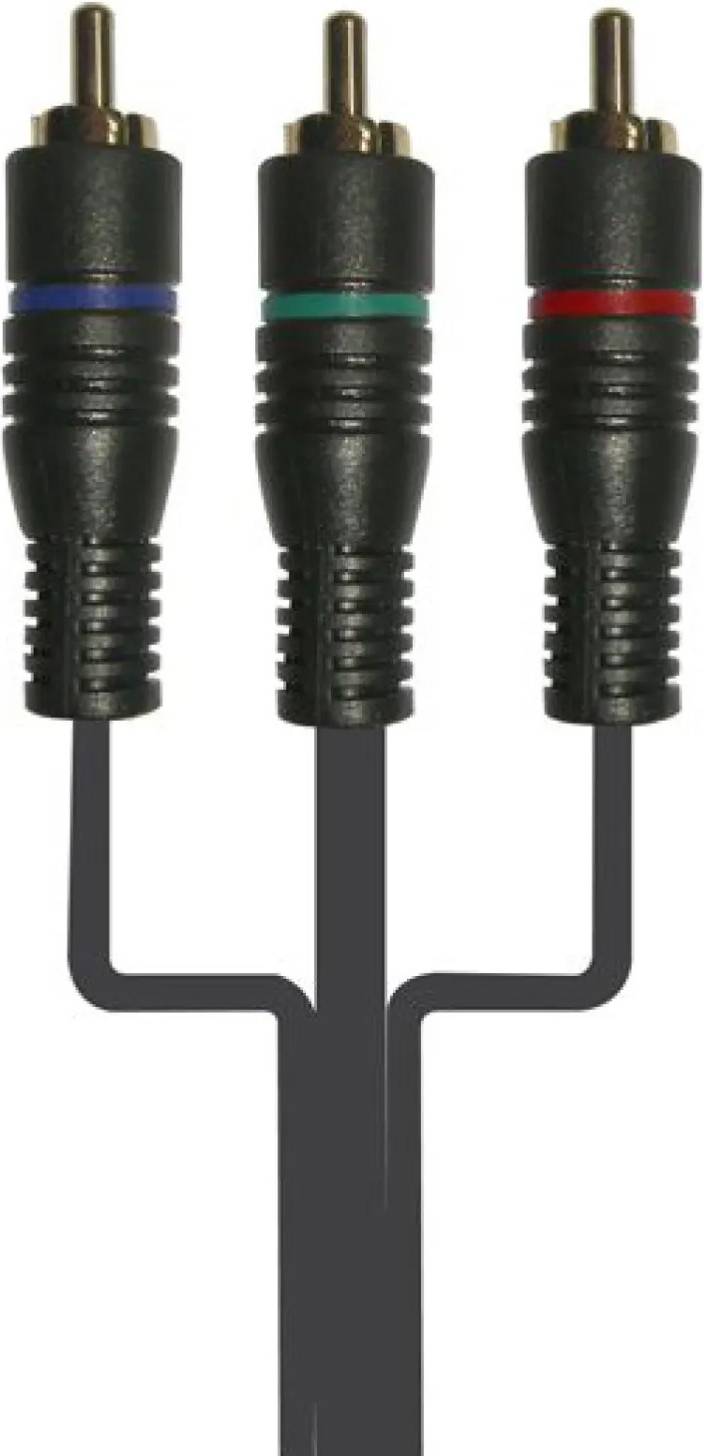 Component Video Kabel 5m Sort