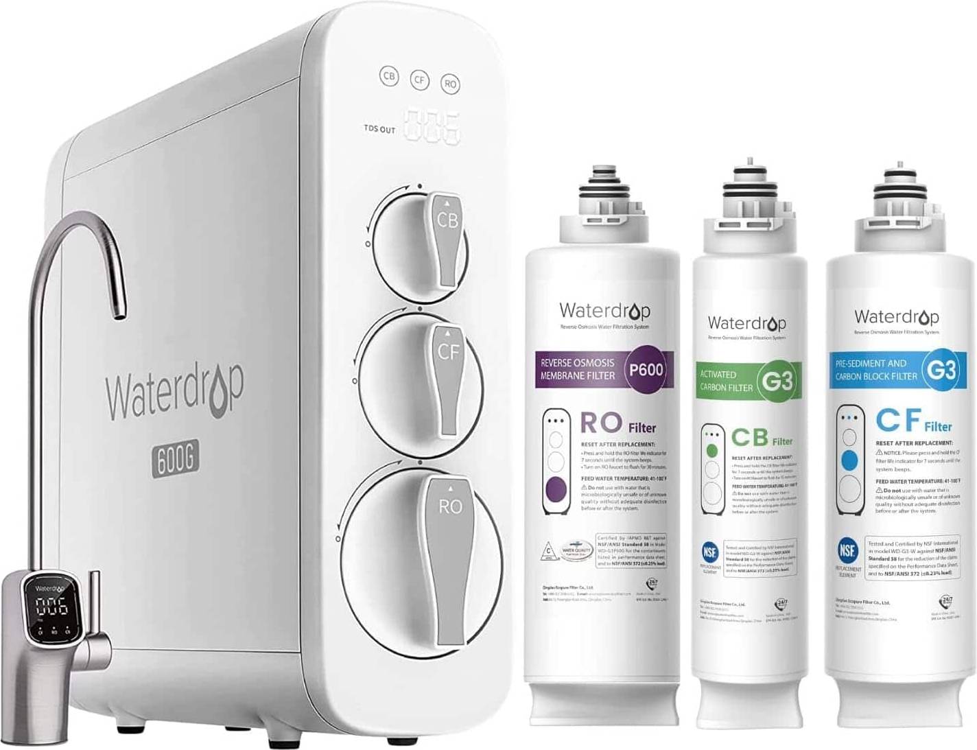 Reverse osmosis water system Waterdrop G3 Reverse Osmosis System