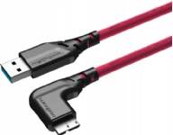 Ednet Mathorn MTC-521M USB A Micro B 90 Tethering Cable