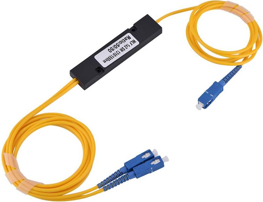 1 To 2 Singlemode SC Optical Fiber Splitter Cable