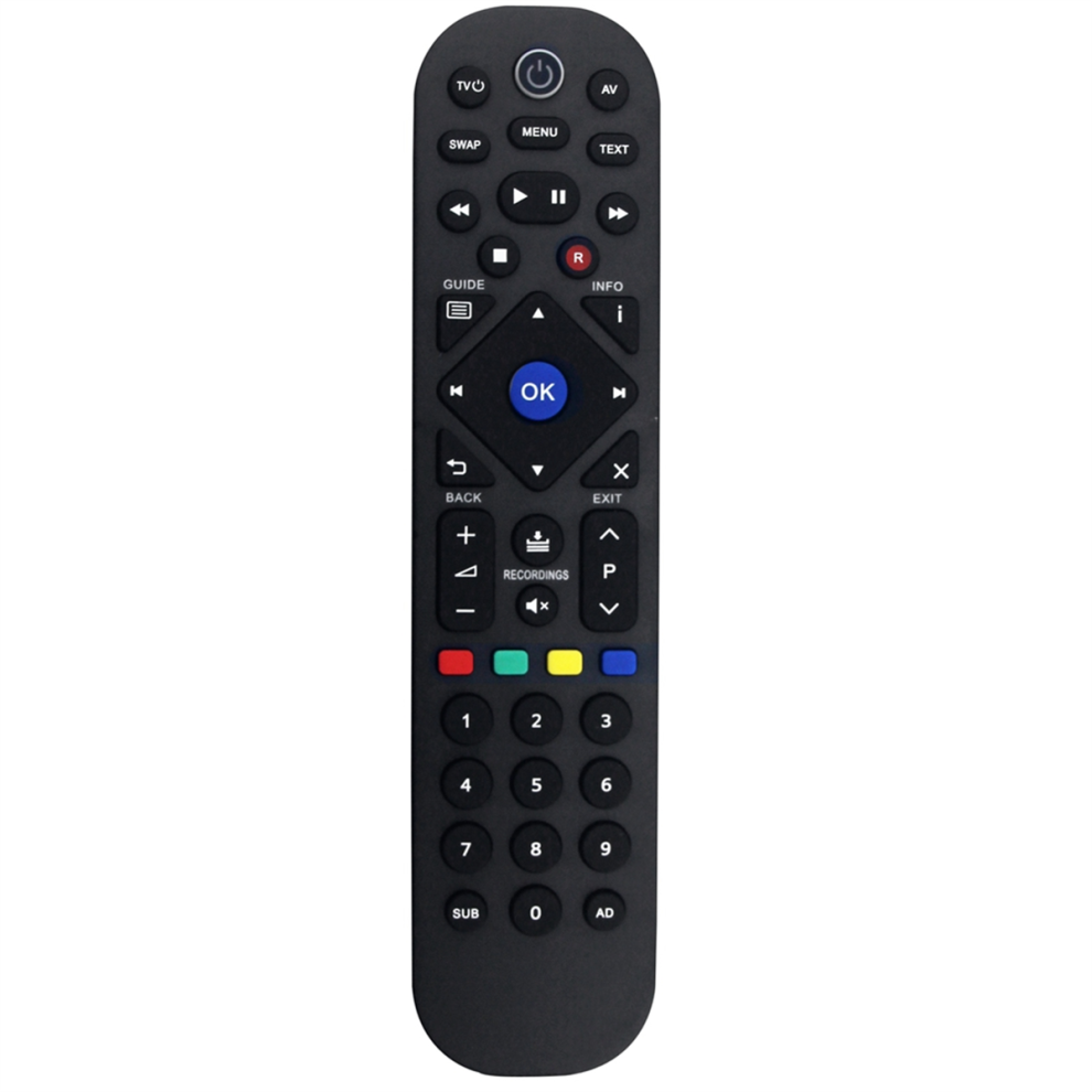 Freeview recorder Tauoh T2-R Freeview HD Recorder Remote Control