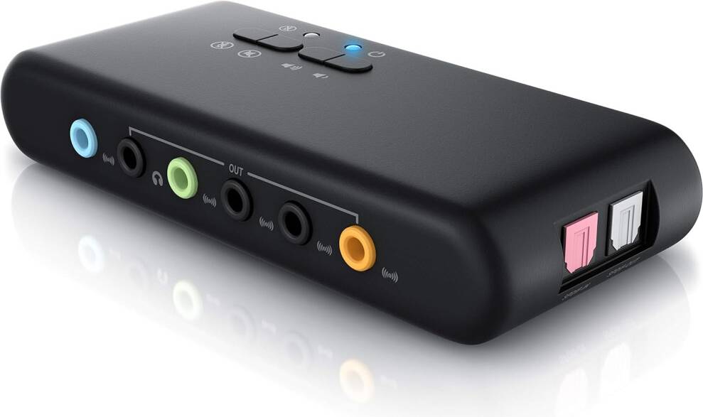 USB 7.1 8-Channel External Sound Card