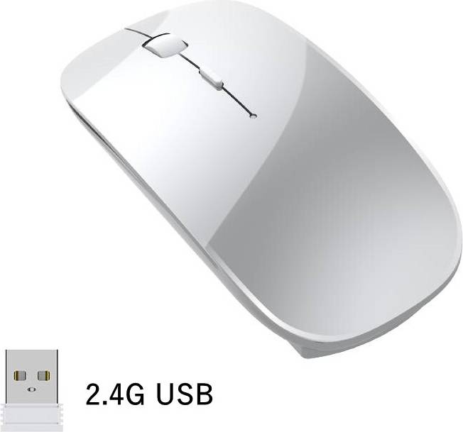 Maxpower Lavender Wireless Rechargeable Mouse