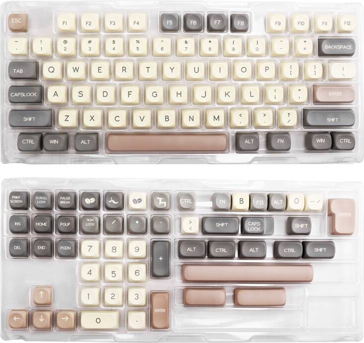Keycaps PBT Key Cap Fit Laptop PC