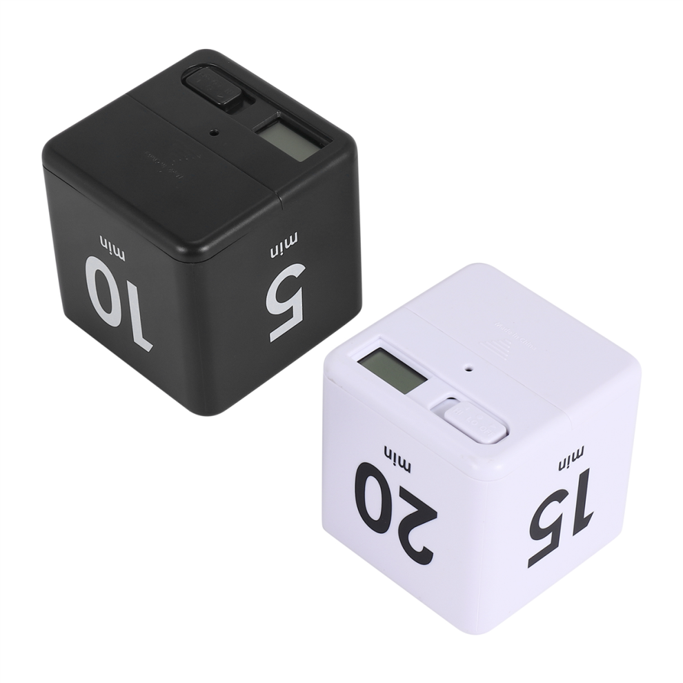 Torribaly 2PCS Cube Sensor Flip Management Countdown Kitchen Timer 2pcs