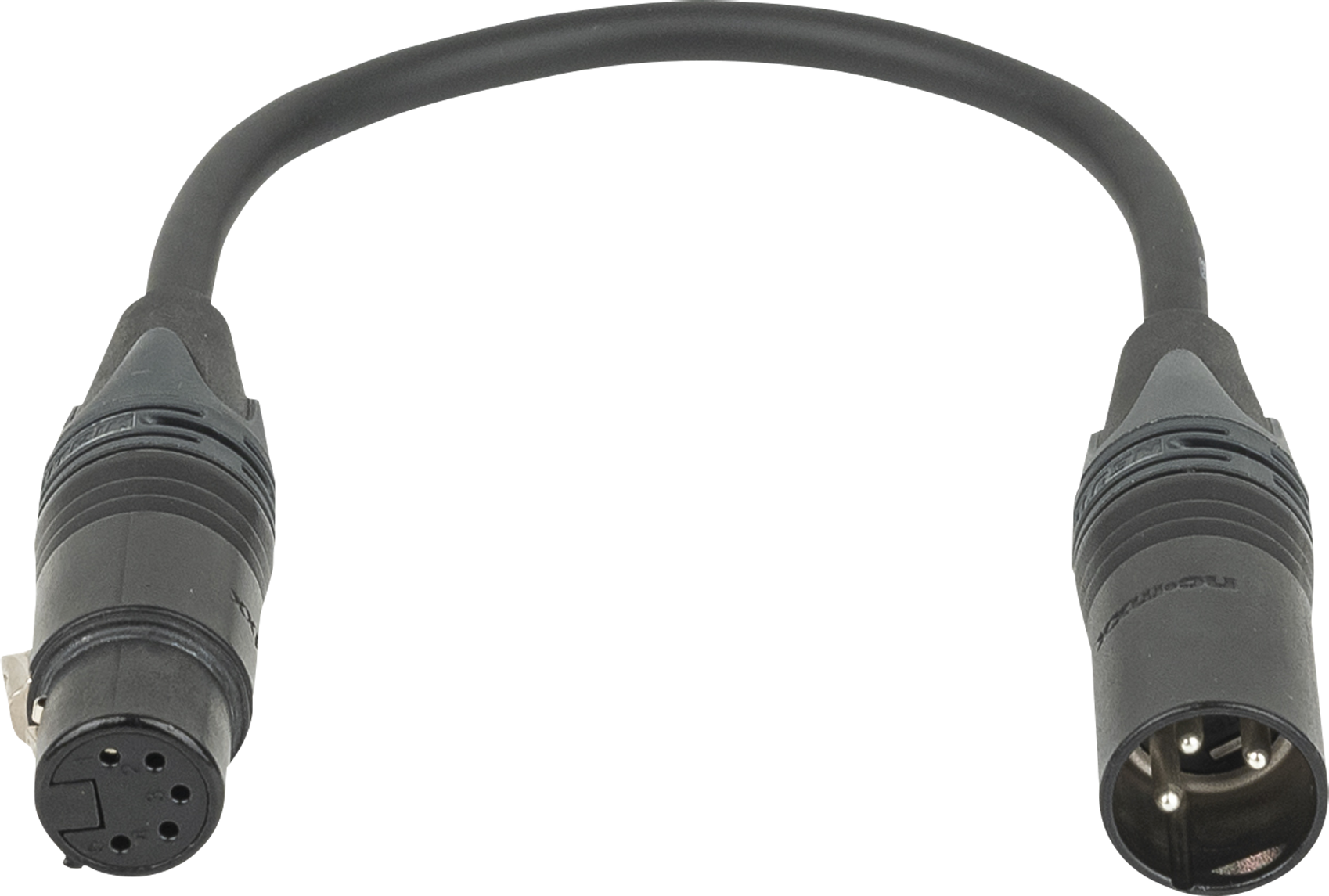 DAP 3-Pin Han Til 5-Pin Hun DMX Adapter