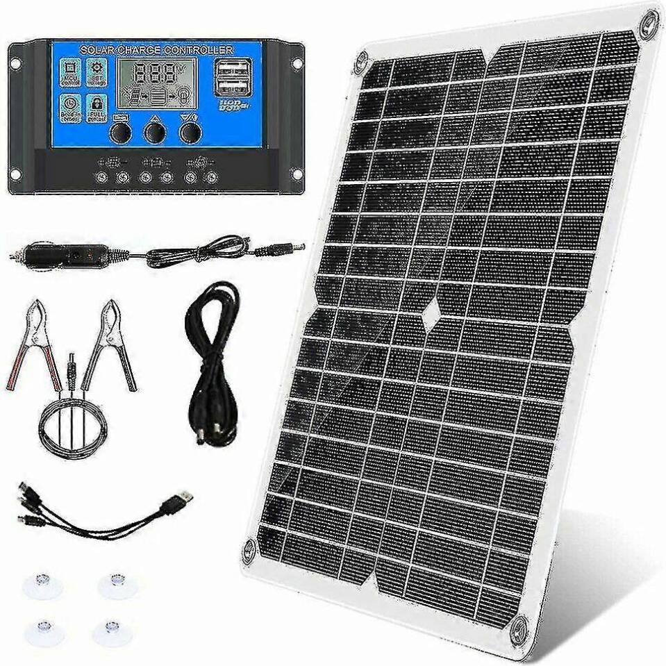 300W 12V 24V Solar Panel Set Kit