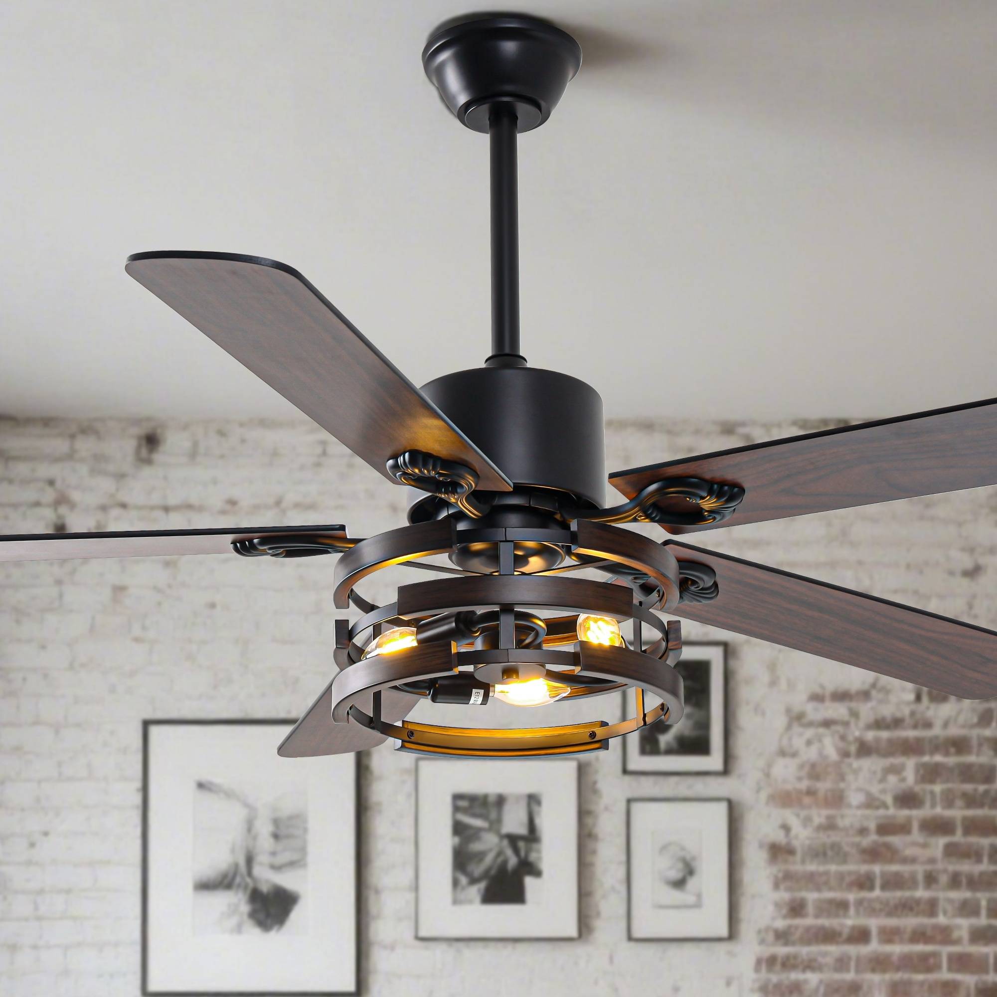 Home depot Bella Depot 52 Rustic Ceiling Fan