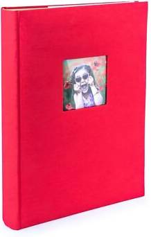 Kenro Aztec Red Linen Photo Album