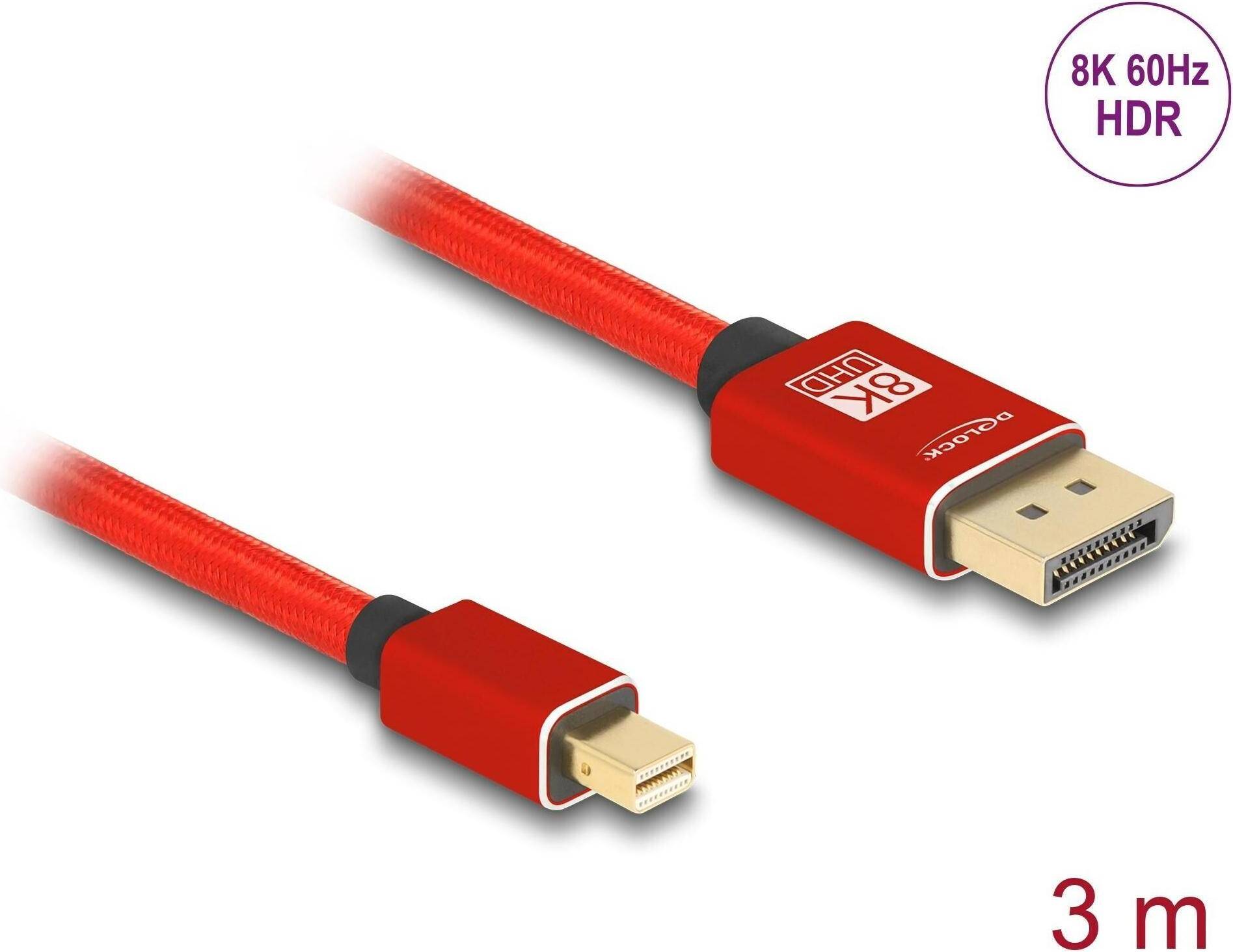 DeLock DisplayPort Mini DisplayPort Cable 8K60Hz