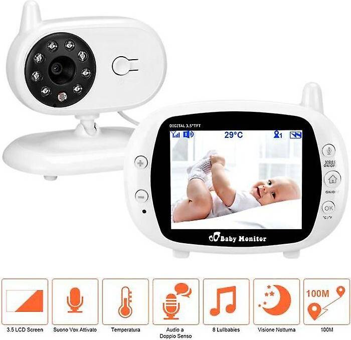 Babyphone Wireless Multifunction 3.5 LCD Color