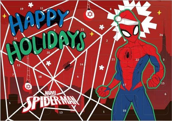 Spiderman Advent Calendar Rouge