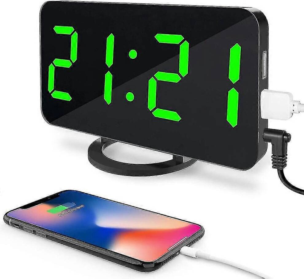 Kikidex Digital Alarm Clock Large LED Display