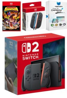 Nintendo switch with donkey kong Nintendo Switch 2 Video Game Console Bundle